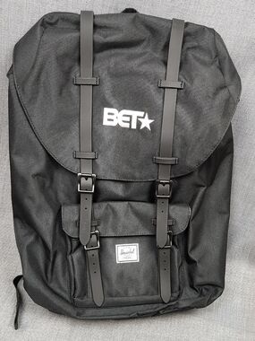 Herschel Supply Co BET Logo 23.5 L Black Travel Backpack.